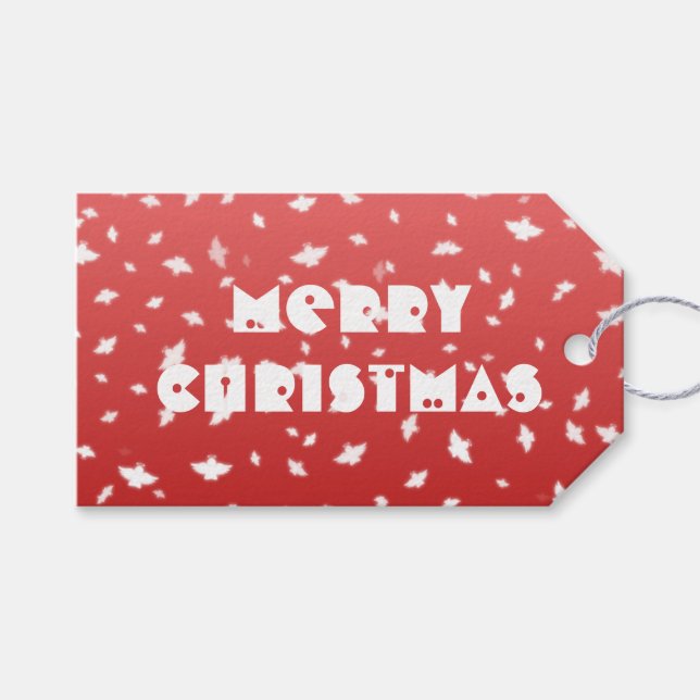 Jul Änglar Presentetikett (Framsidan (Horisontell))