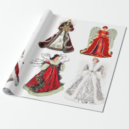 Jul Änglar Wrapping Papper Presentpapper