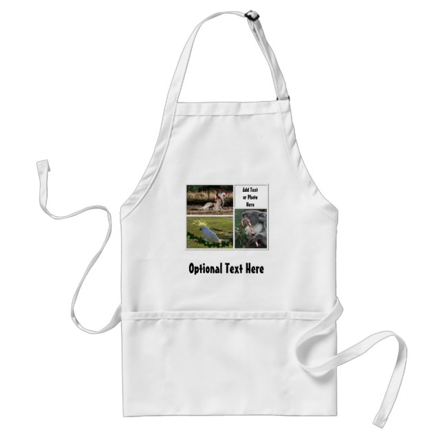Jul Animals Aussie Stil - Anpassningsbar Förkläde (Framsidan)