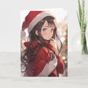 Jul Anime Girl Kort