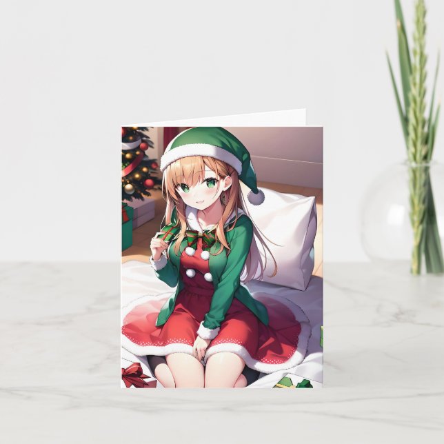 Jul Anime N - AI Kort (Framsida)