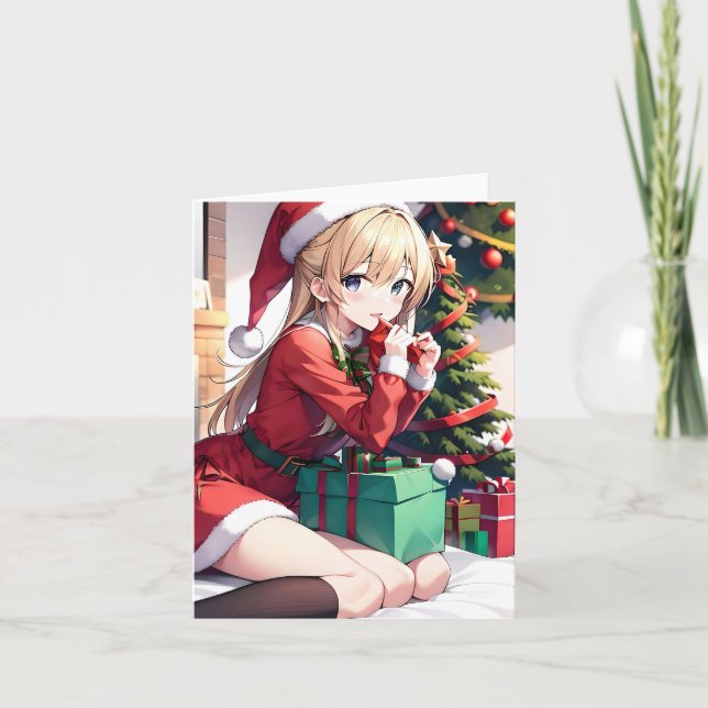 Jul Anime O - AI Kort (Framsida)