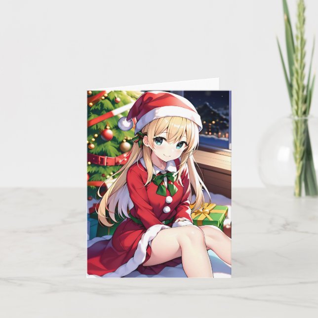 Jul Anime P - AI Kort (Framsida)