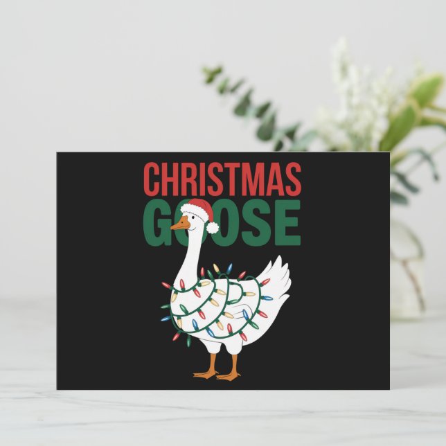 Jul Anka Ljus Söt Högtid  Julkort (Stående Fram)