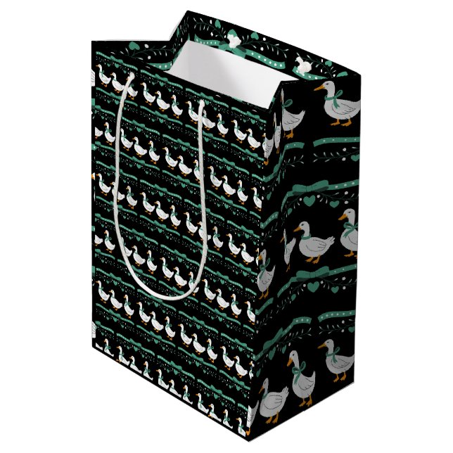 Jul Anka Rolig Anka Älskare Xmas  (Baksidan Vinklad)