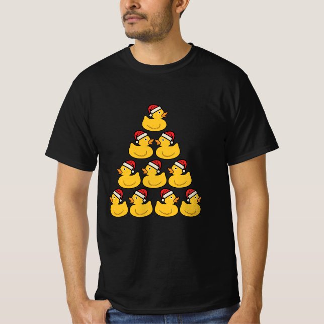 Jul anka träd t shirt (Framsida)