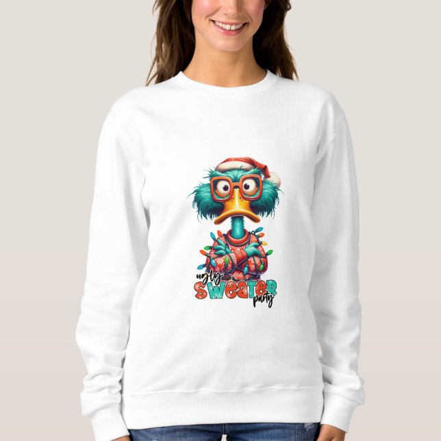 Jul Anka Ugly Sweater Party T Shirt (Framsida)