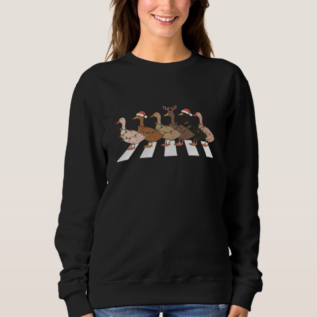 Jul Ankor Funny Animals Julafton Farm Älskare Gift T Shirt (Framsida)