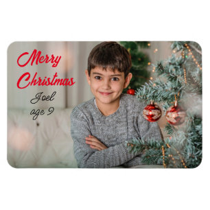 Jul Anpassa kylskåp för fotopatskena 4x6 Magnet