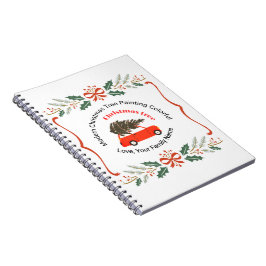 Jul Anpassad Text Personlig Högtidsdesign Anteckningsbok