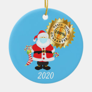 Jul Ansiktsmask Tomte Tomtifierad Rolig Julgransprydnad Keramik