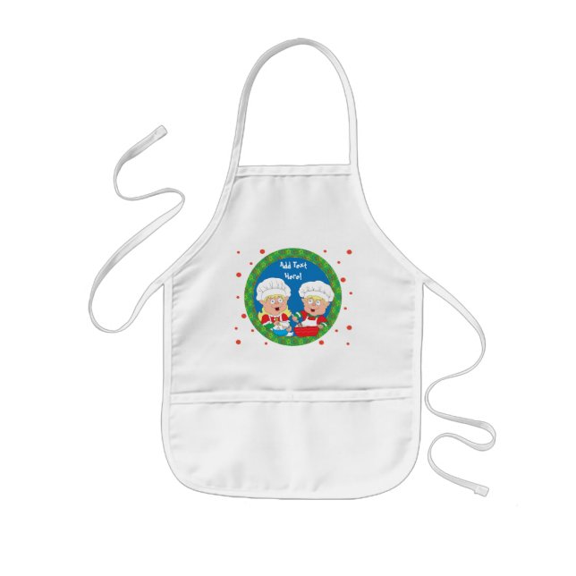 Jul Apron för barn personalize Barnförkläde (Framsidan)