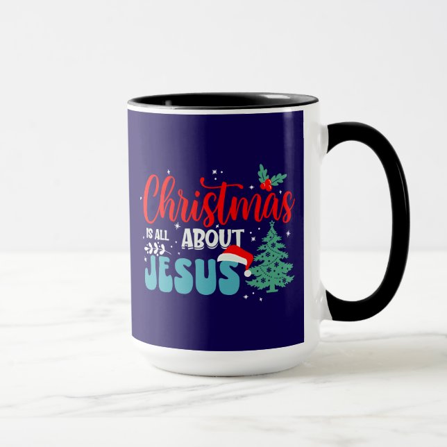 Jul är Allt Om Jesus-43687 Mugg (Höger)