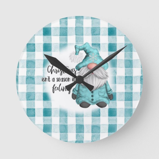 Jul är ingen säsong, det är en känsla rund klocka (Framsida)