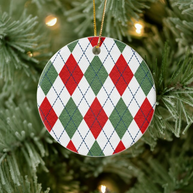 Jul Argyle Julgransprydnad Keramik (Träd)
