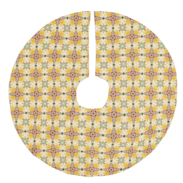 Jul Artdeco i Retro Stil Julgransmatta Fusklinne (Framsidan)