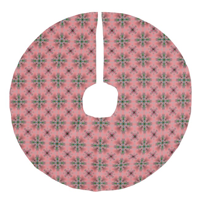 Jul Artdeco i Retro Stil Julgransmatta Fusklinne (Framsidan)