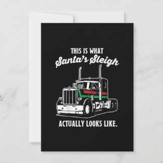 Jul Asphalt Cowboy Trucker Lastbil Driver Gift Inbjudningar