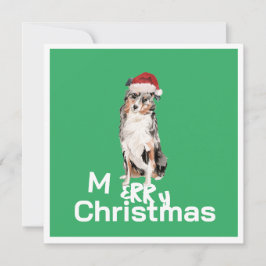 Jul Australian shepherd Hund Merry Hälsning