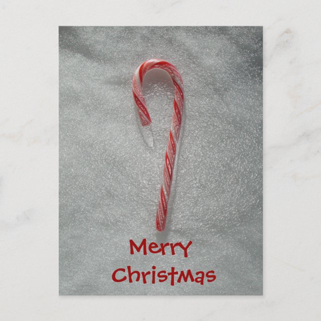 Jul av Janz Candy cane Helg Vykort (Framsida)