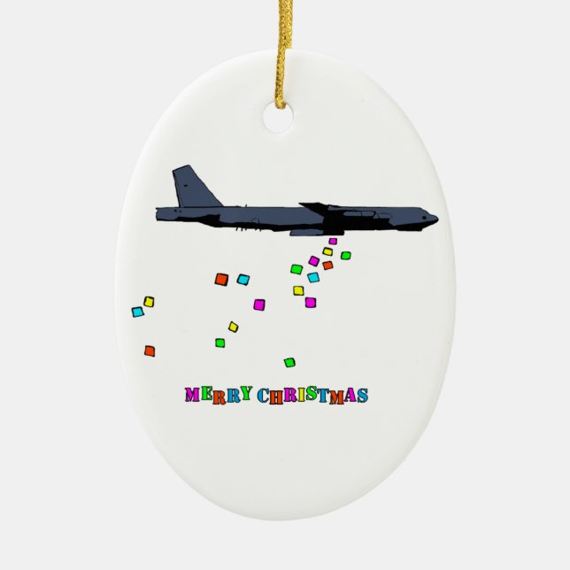 Jul - B-52 Gifting - Julgransprydnad Keramik (Framsidan)