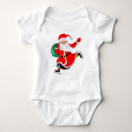 Jul Baby Bodydräkt Santa med Gift T Shirt