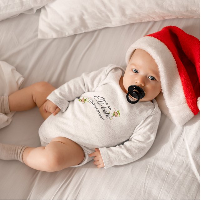 Jul Baby Bodykostym - Elf Tastic 2 T Shirt (Skapare uppladdad)