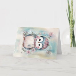 Jul Baby djur Penguin Julhälsningar Kort