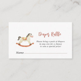 Jul Baby dusch Diaper Raffle Tilläggskort