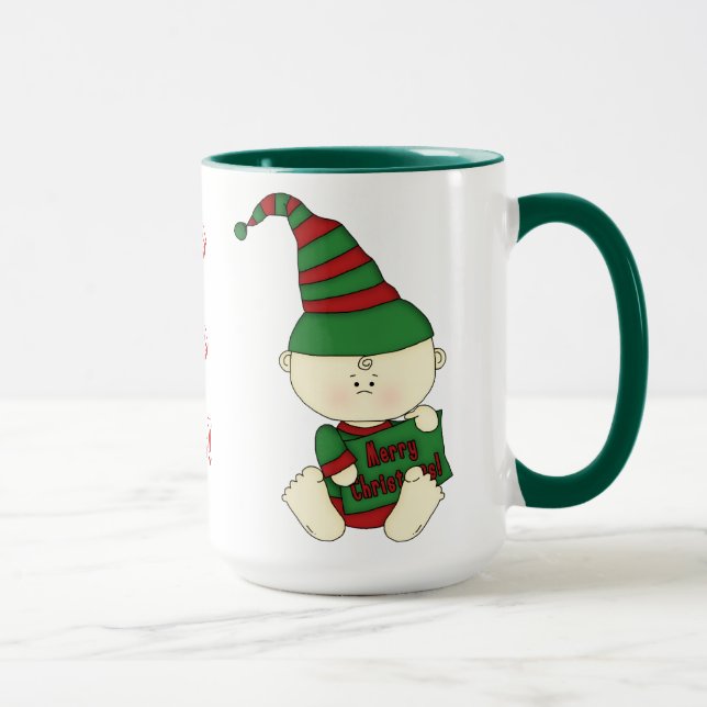 Jul Baby-Grönt+Red Mugg (Höger)