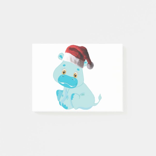 Jul Baby Hippo Post-it Block (Framsida)
