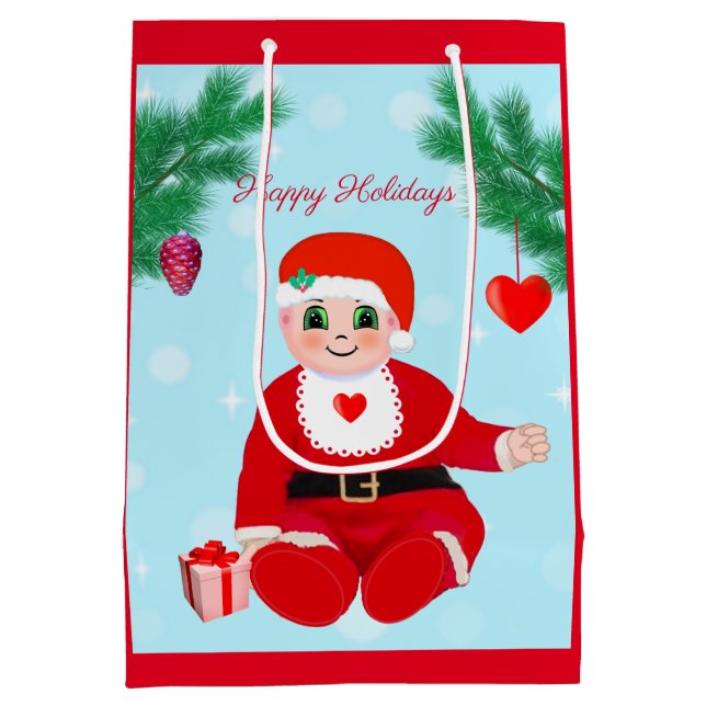 Jul baby, hjärta och gräs (Baksidan)