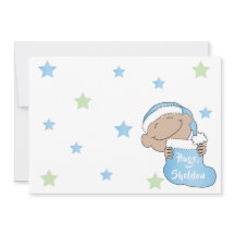 Jul Baby i Färg Blue Hat