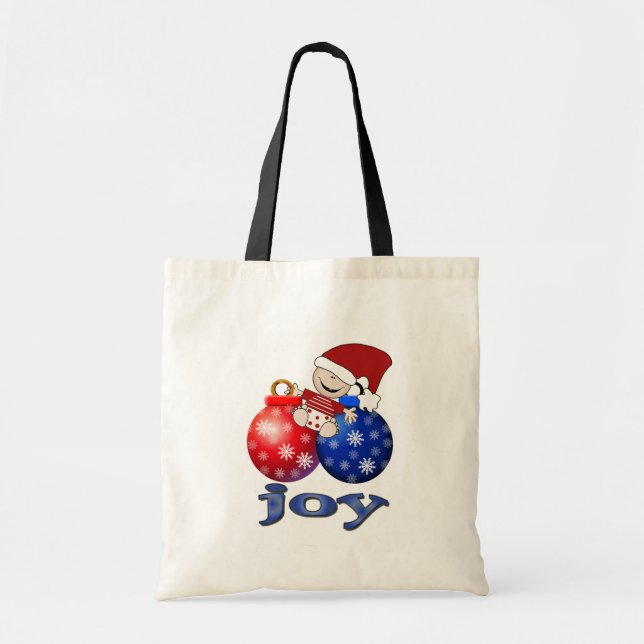 Jul Baby Joy Tshirts och presenter Tygkasse (Framsidan)