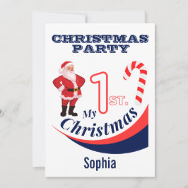 Jul Baby "Min första jul" Inbjudningar