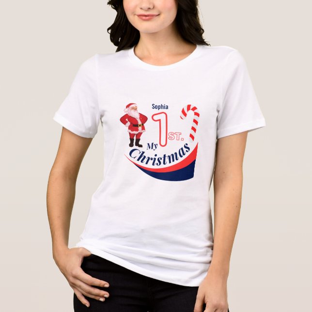 Jul Baby "Min första jul" T Shirt (Framsida)