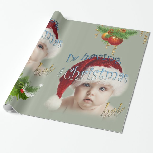 Jul Baby Presentpapper (Utrullad)