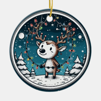 Jul Baby Reindeer Ornament