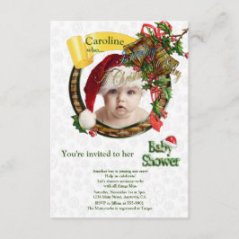 Jul Baby Shower Inbjudan