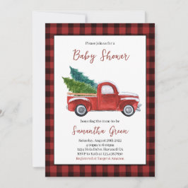Jul Baby Shower Inbjudningar