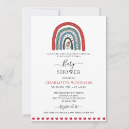 Jul Baby Shower Inbjudningar