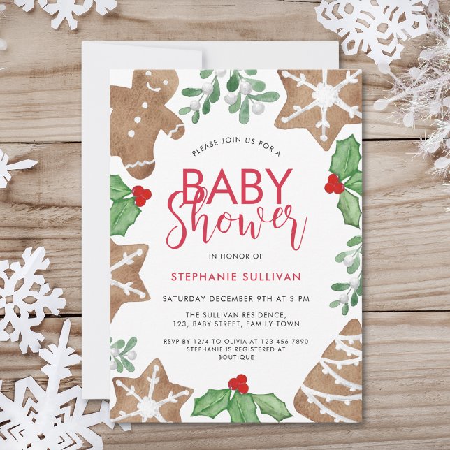 Jul Baby Shower Inbjudningar (Skapare uppladdad)
