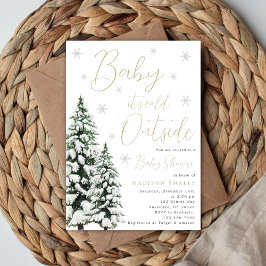 Jul Baby Shower Inbjudningar