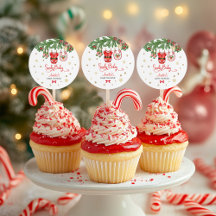 Jul Baby Shower Klistermärke | Santa Baby Holiday