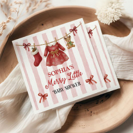 Jul Baby Shower Pappersservett