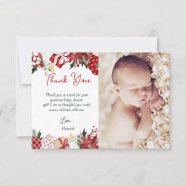 Jul Baby Shower Tack Kort