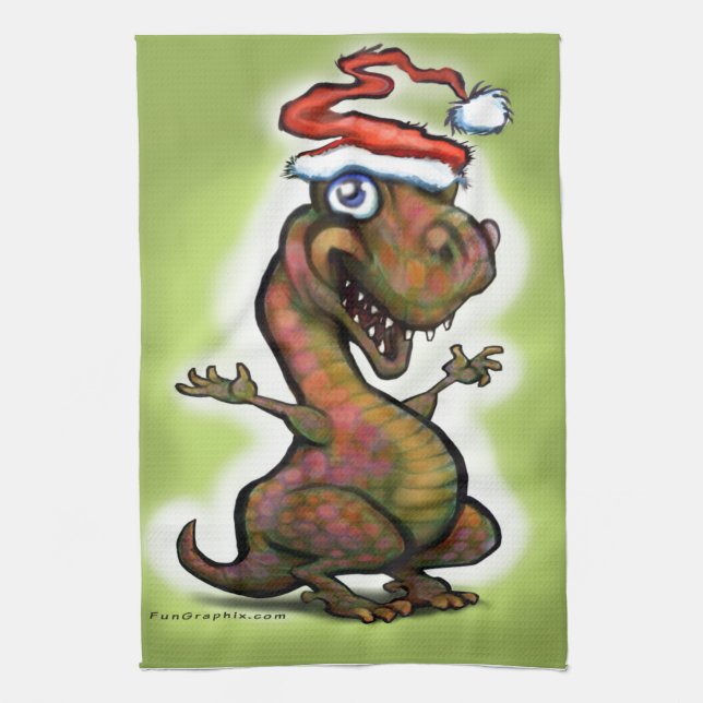 Jul Baby T-Rex Kökshandduk (Vertikal)