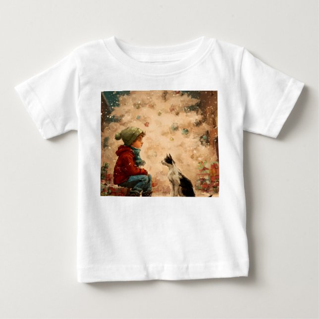 Jul Baby T-Shirts – söta, bekväma & mysiga  (Framsida)