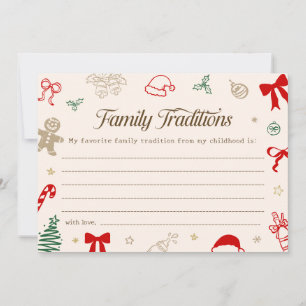 Jul Babyshower Familjetraditioner Spelkort Inbjudningar
