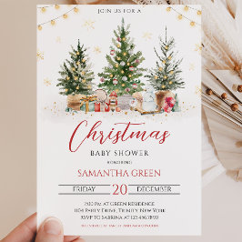 Jul Babyshower Inbjudningar